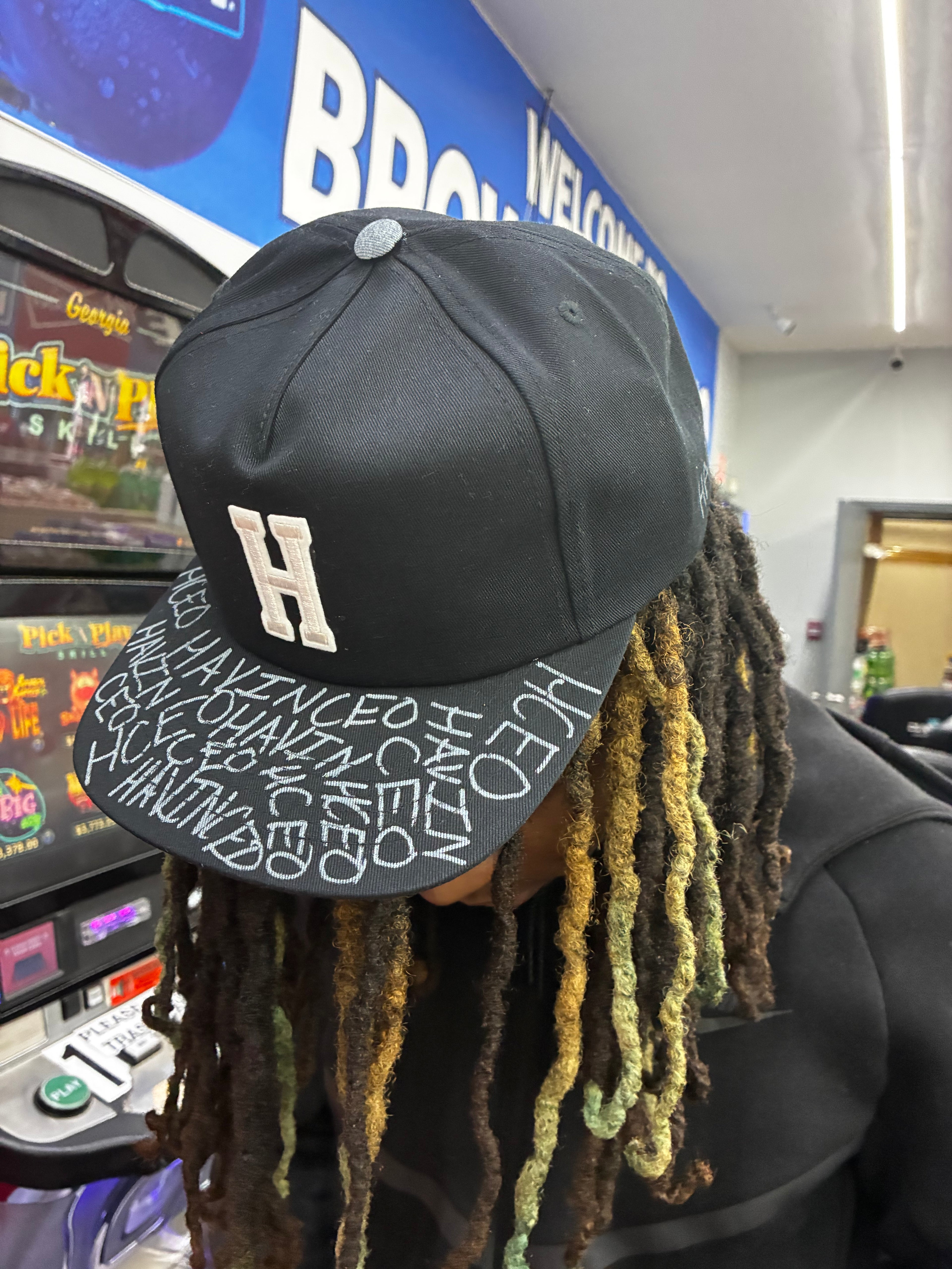 HAVINCEO GRAFFITI HAT BLACK