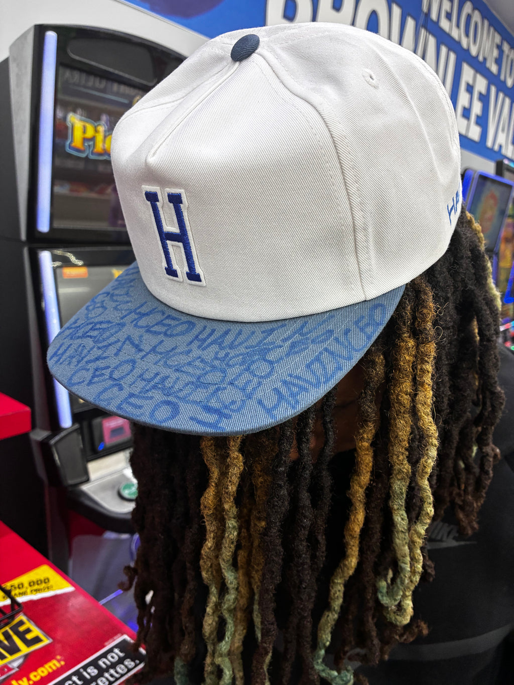 HAVINCEO GRAFFITI HAT BLUE