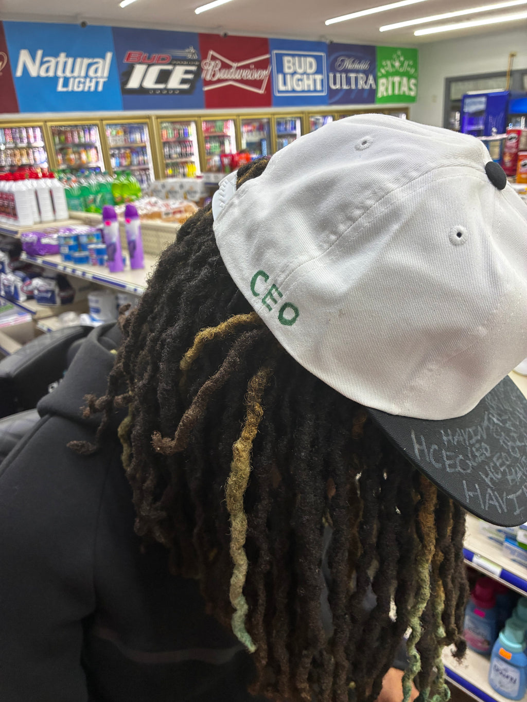 HAVINCEO GRAFFITI HAT WHITE