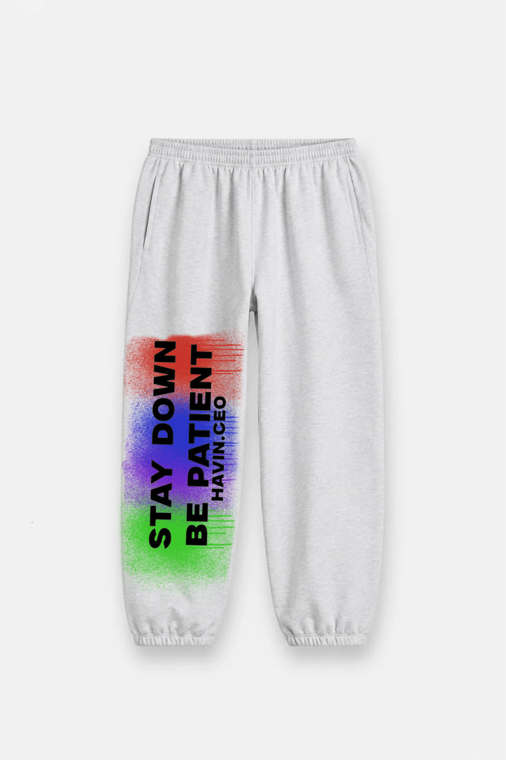 GREY STAY DOWN BE PATIENT SET