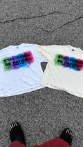 DISTRESSED STAY DOWN BE PATIENT TEE