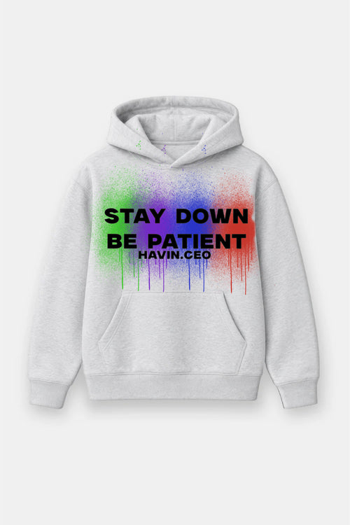 GREY STAY DOWN BE PATIENT SET