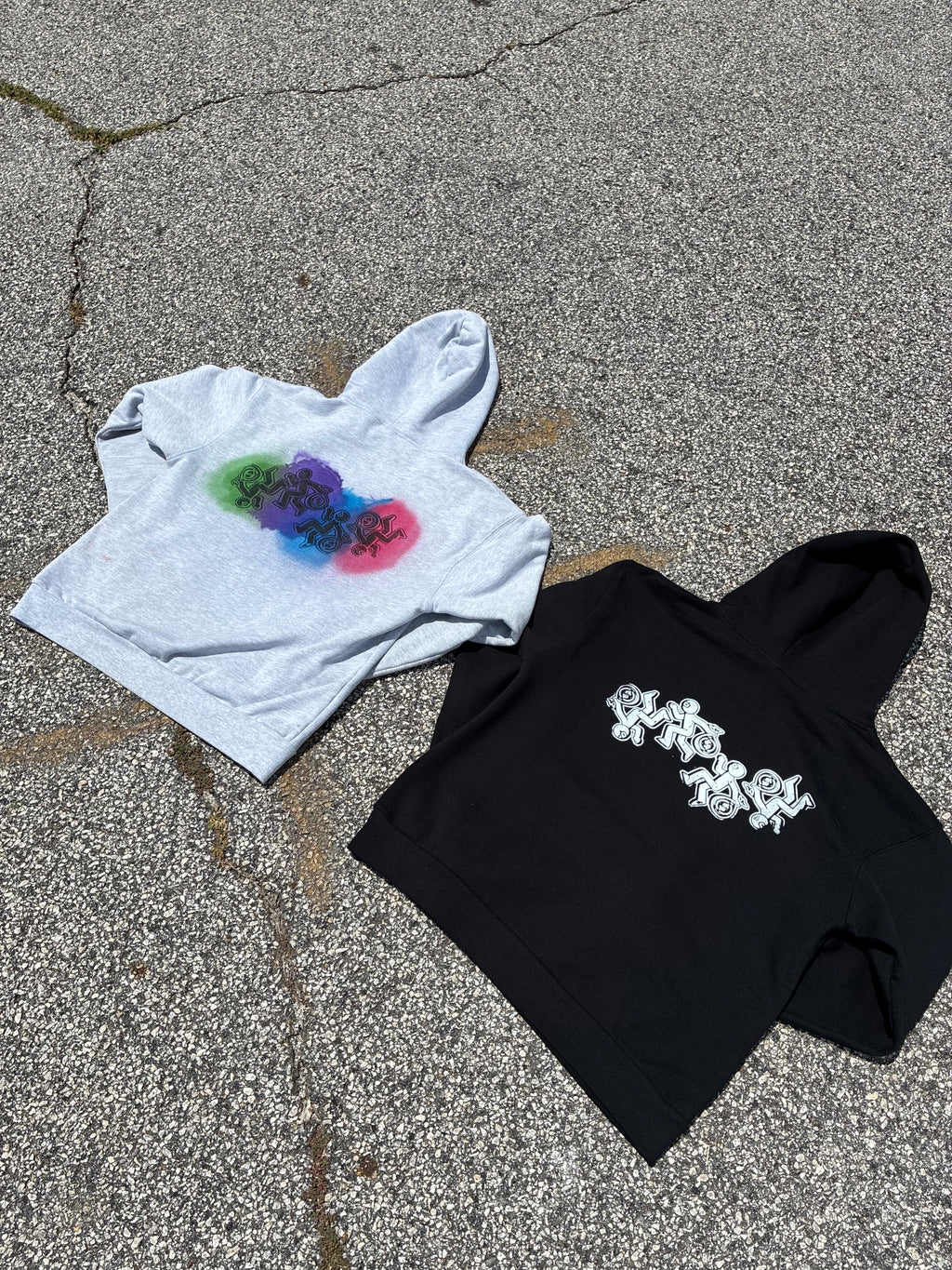 STAY DOWN BE PATIENT HOODIES